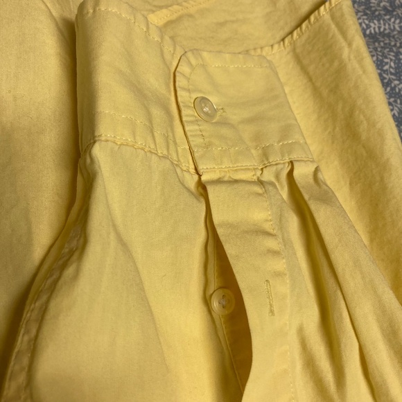 J Crew‎ Mens XL Yellow Cotton Long Sleeve Button Down Casual Shirt - Picture 9 of 14